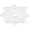 Ekena Millwork Axel Architectural Grade PVC Contemporary Ceiling Medallion, 26"OD x 3"ID x 14 1/4"C x 1"P CMP26AL-03000 - alternate 2
